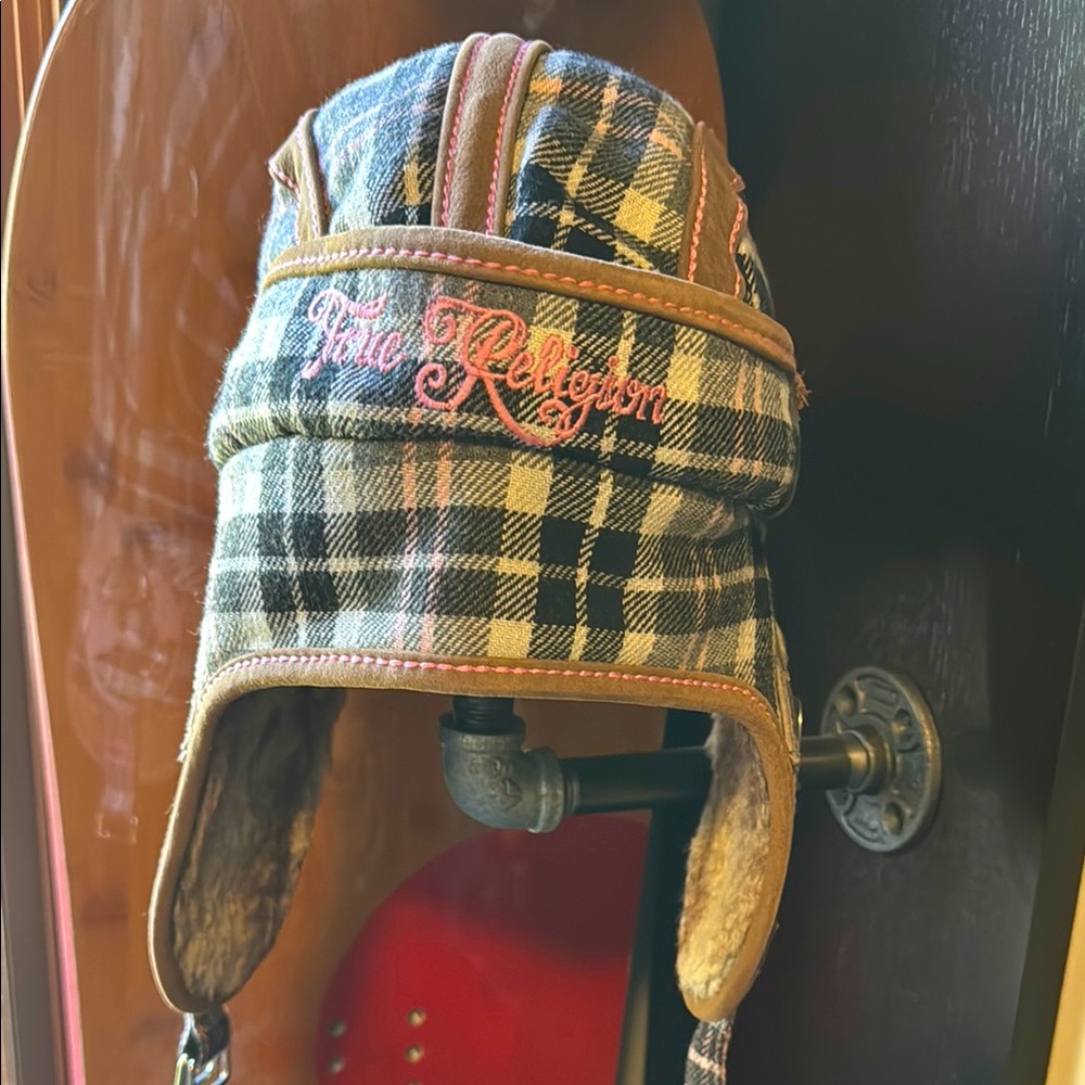 True Religion Winter Hat with Ear Flaps